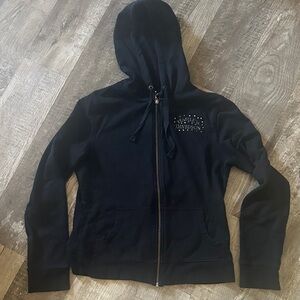 Harley-Davidson Women's Classic Black Zip-Up Hoodie